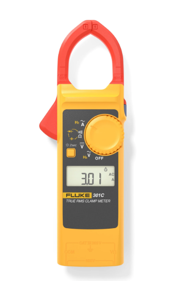 Fluke 301C 真有效值刀锋系列钳形表