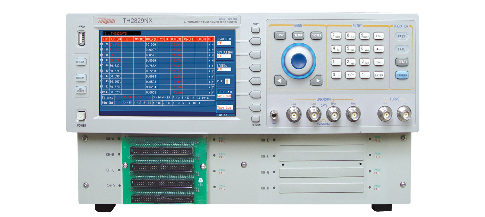 TH2829NX 自动变压器测试系统