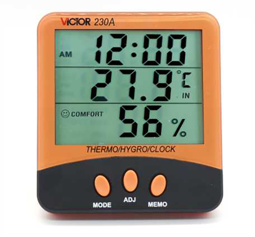 VICTOR 230A 家用温湿度表